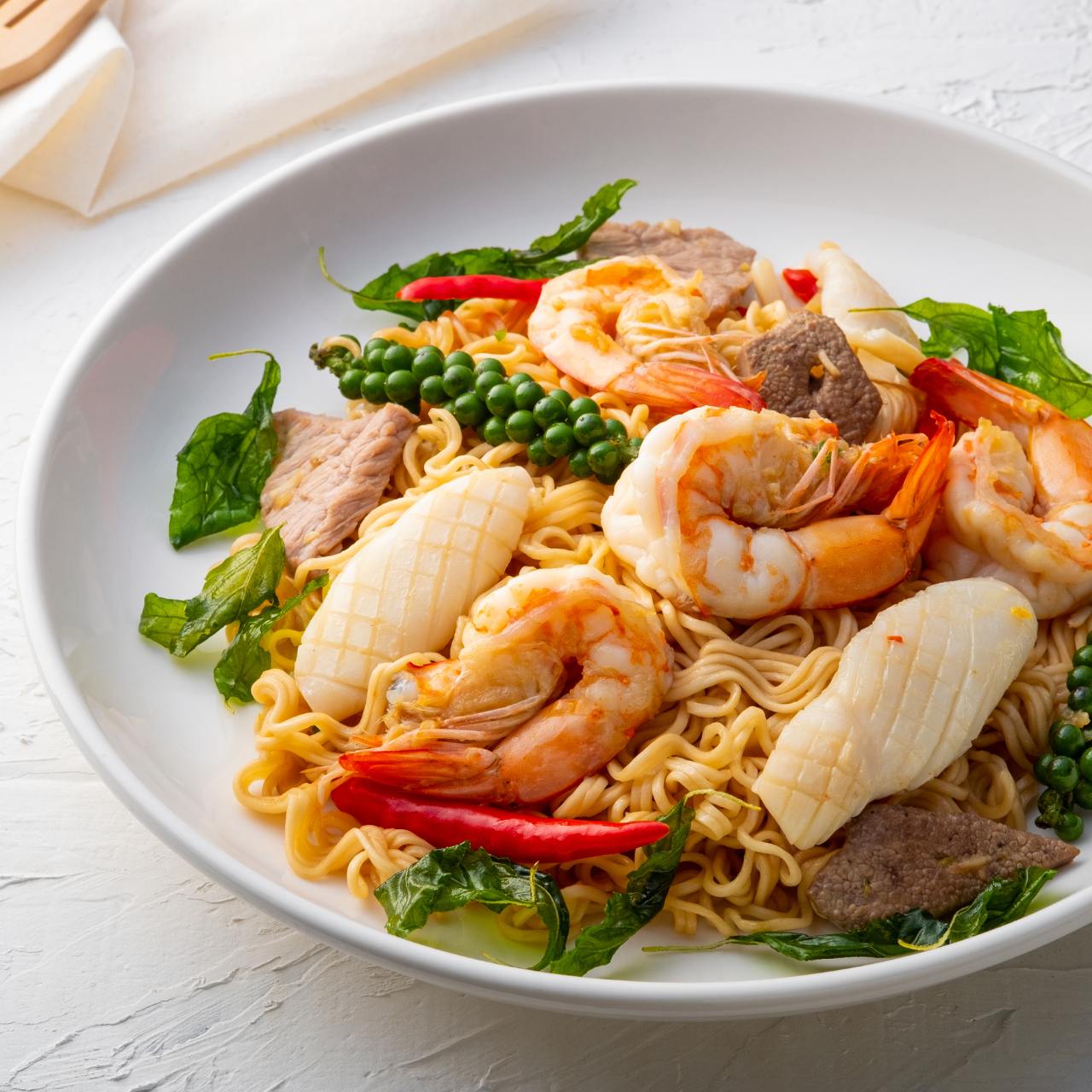 Macarrão sabor camarão seco - Mailaoda 780g