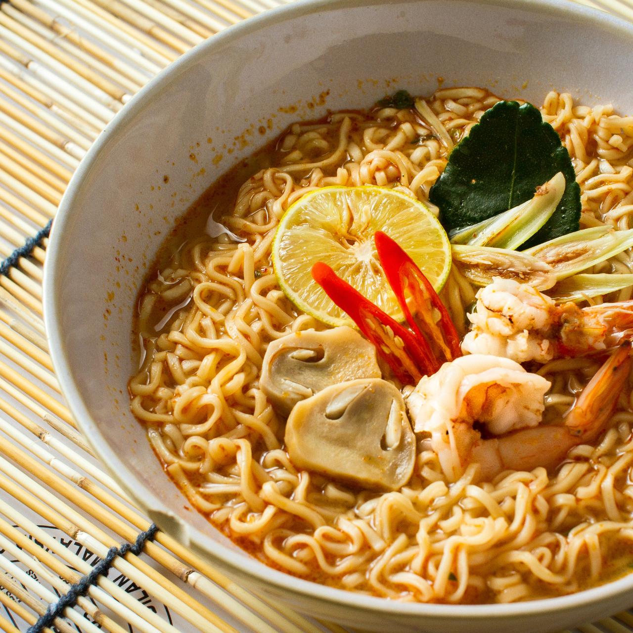 Macarrão de trigo sabor costela suína - Mailaoda 900g