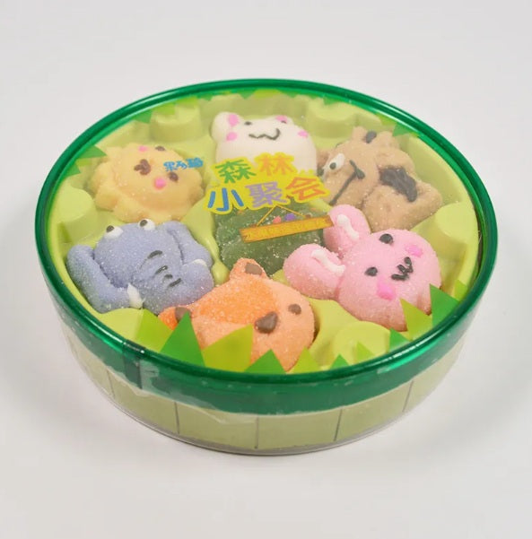Marshmallow de frutas formato de animais zoológico - Guoliqi 110g