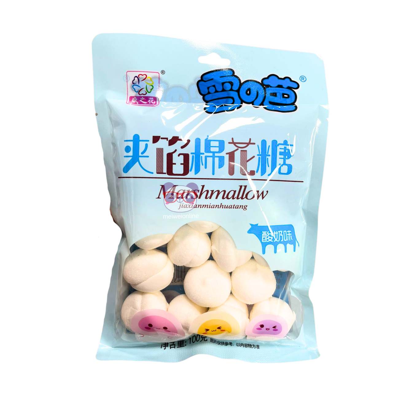 Marshmallow sabor iogurte - Shengzhihua 100g