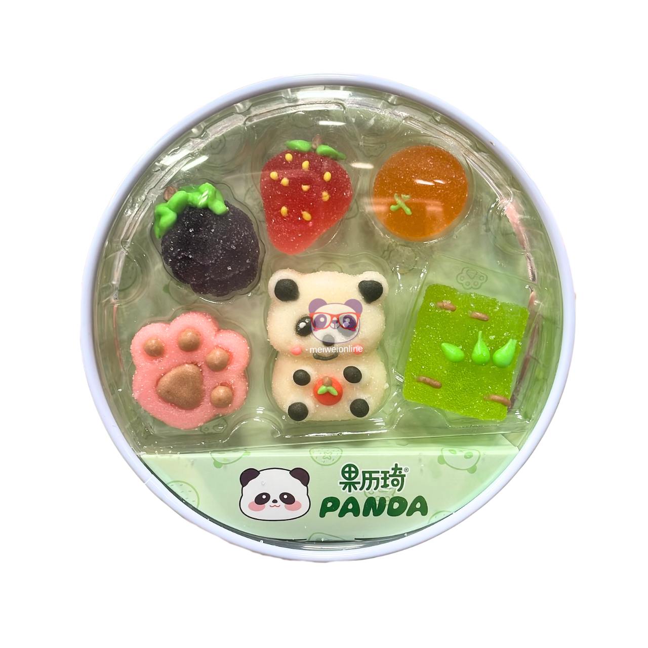 Balas de goma sabor frutas sortidas - Panda 110g
