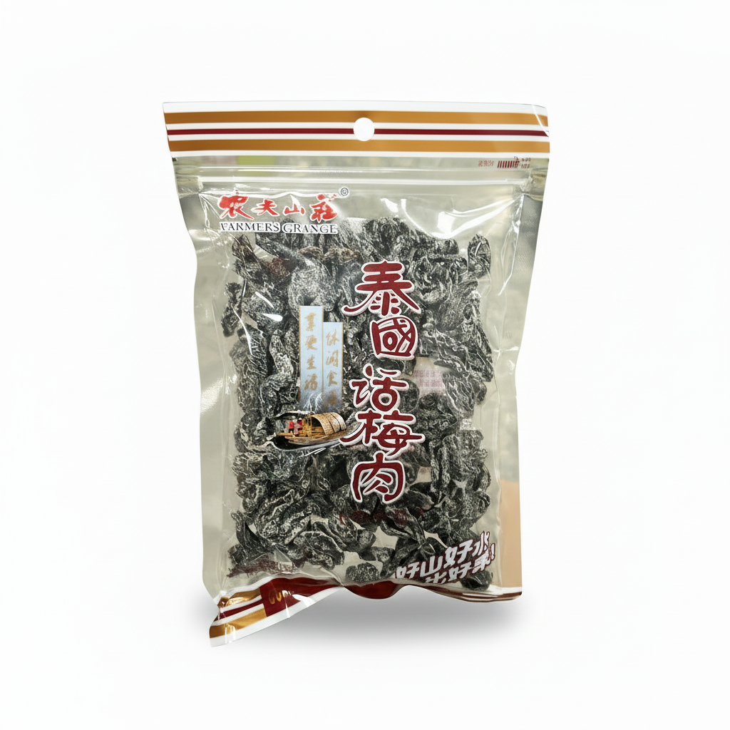 Ameixa seca chinesa Farmers Grange 200g embalagem original Mei Wei