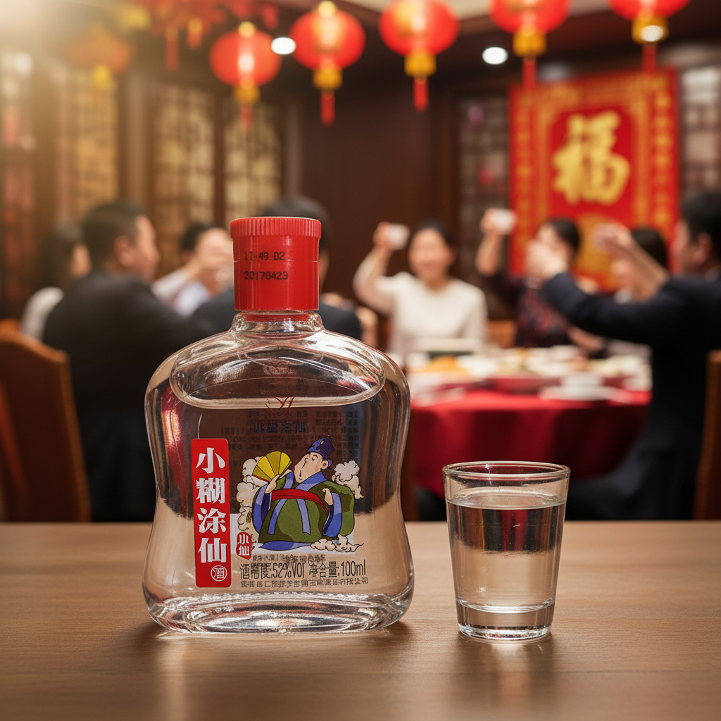 Baijiu Chinês Tradicional 100ml - 白酒
