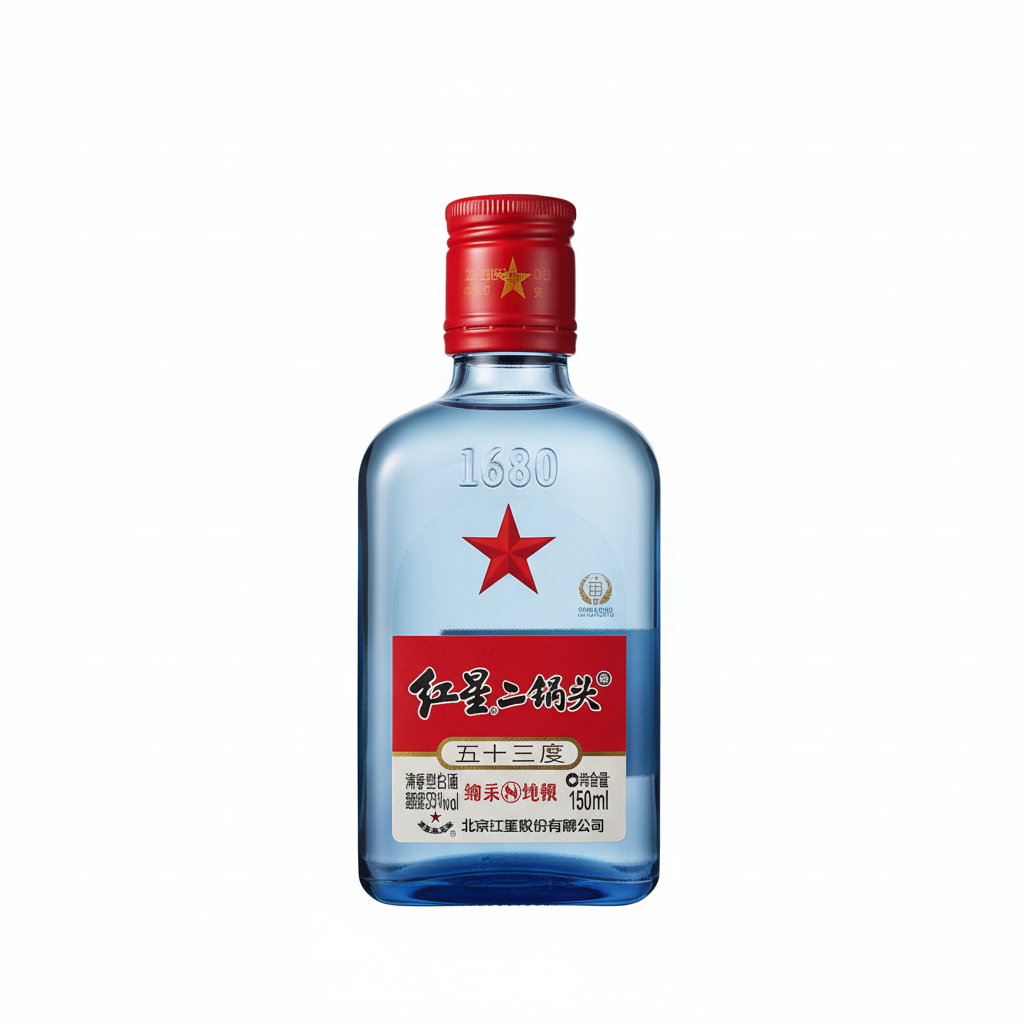 Baijiu Hongxing Erguotou 150ml - 红星二锅头