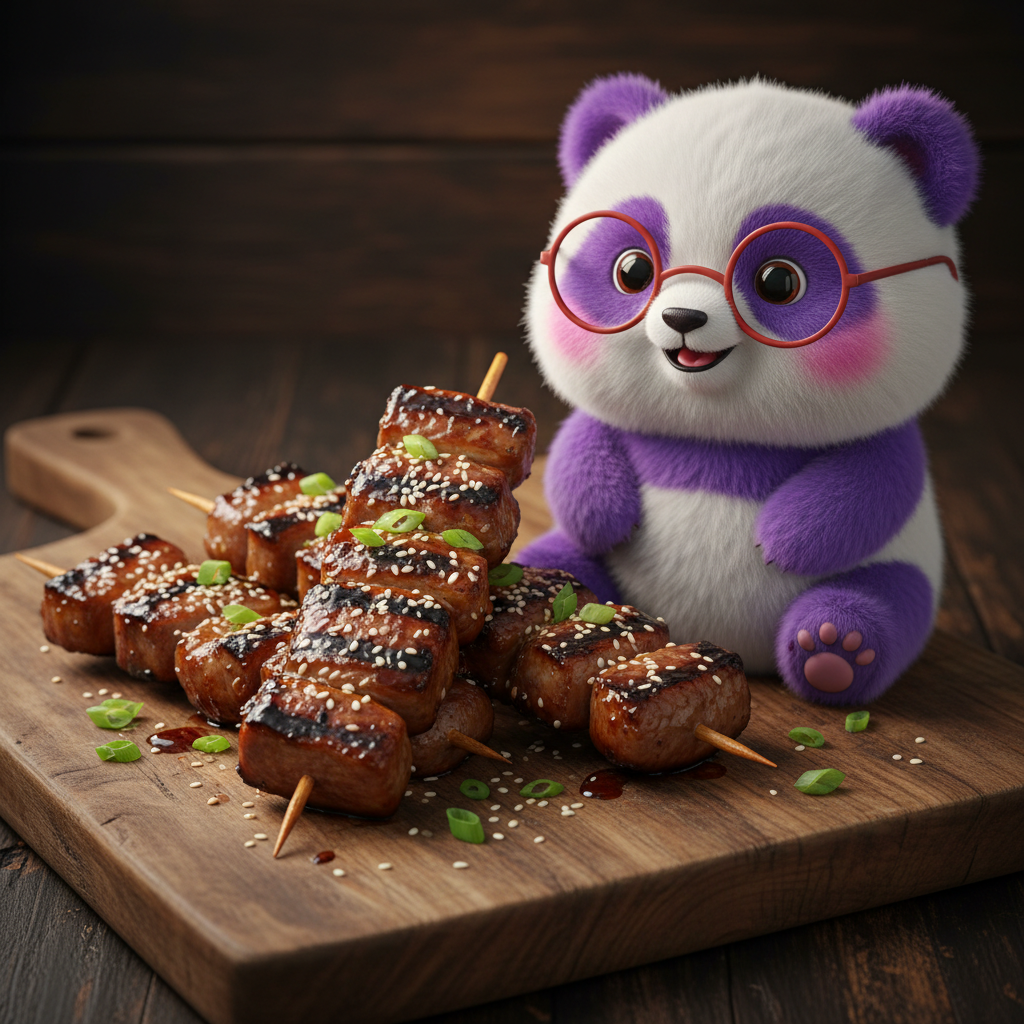 Mei Wei: Churrasco de picanha com marinada asiática de shoyu e gergelim
