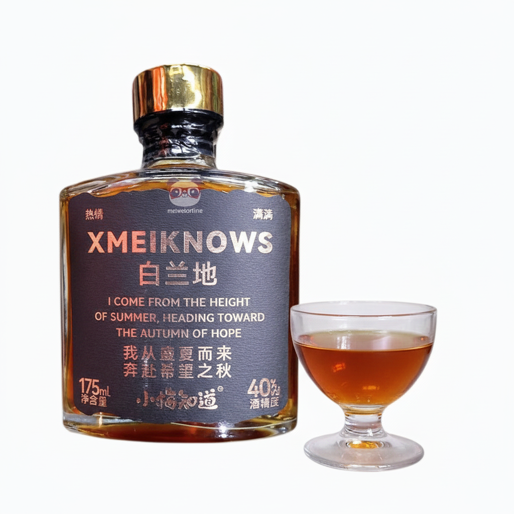 Licor Chinês XMEIKNOWS Brandy 175ml - 白兰地