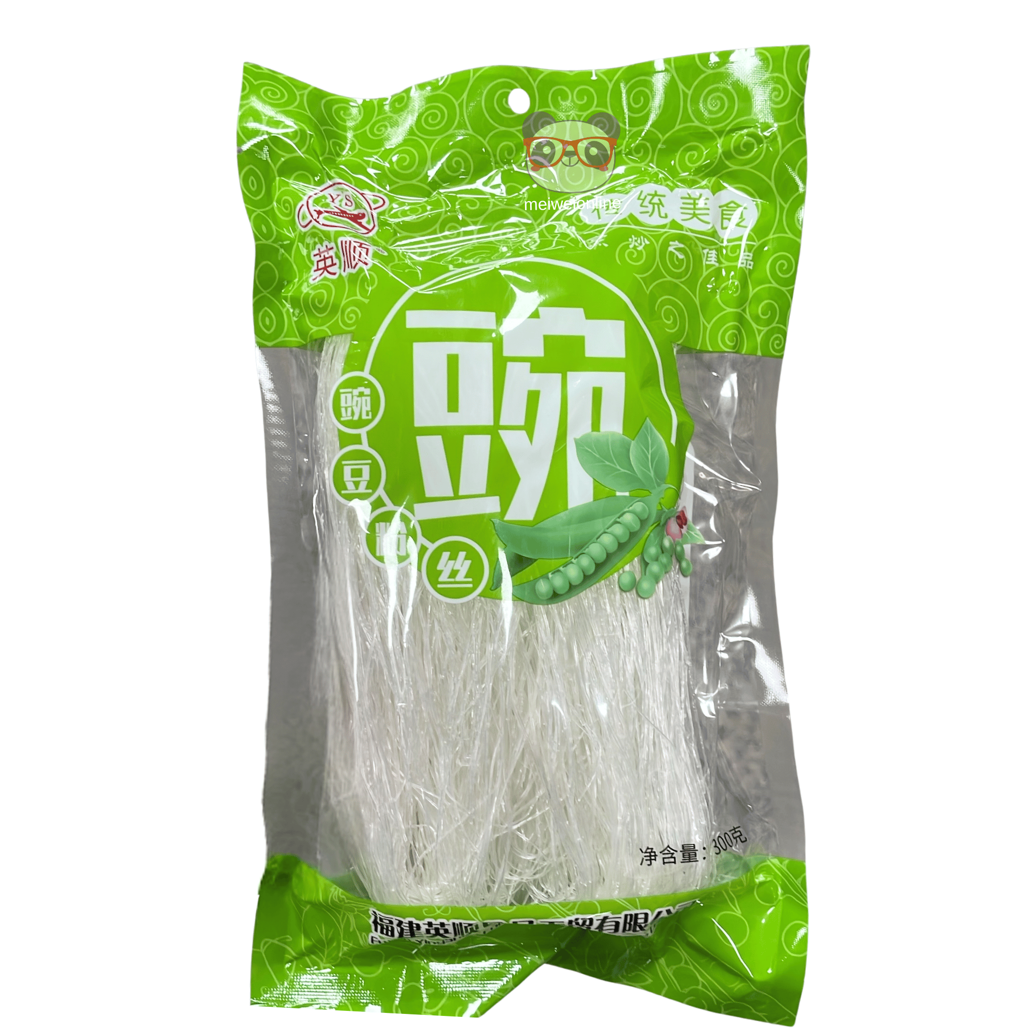 Macarrão de feijão verde fensi 300g Ying Shun Mei Wei embalagem oriental