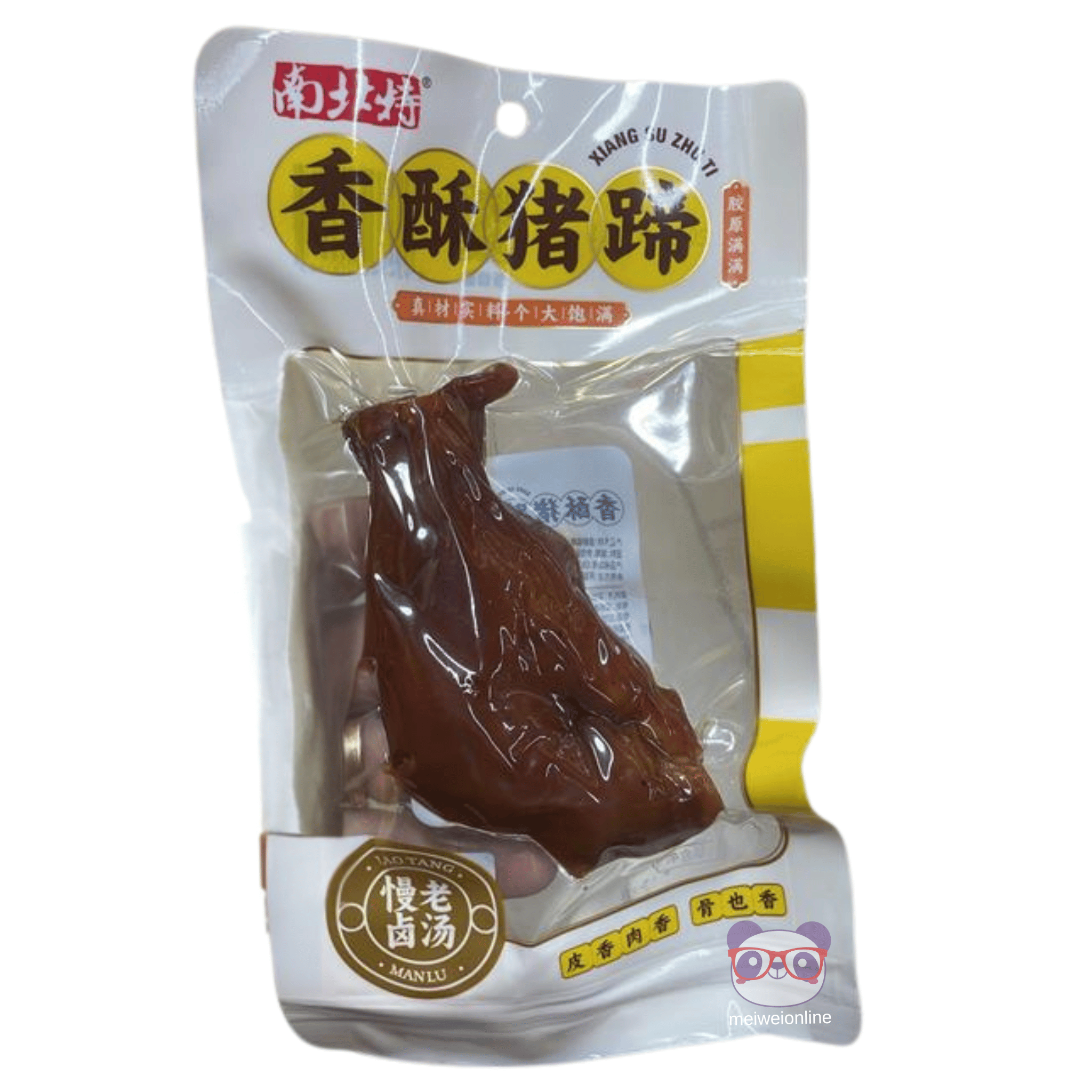 Embalagem de pé de porco em conserva Manlu 1 unidade petisco chinês tradicional