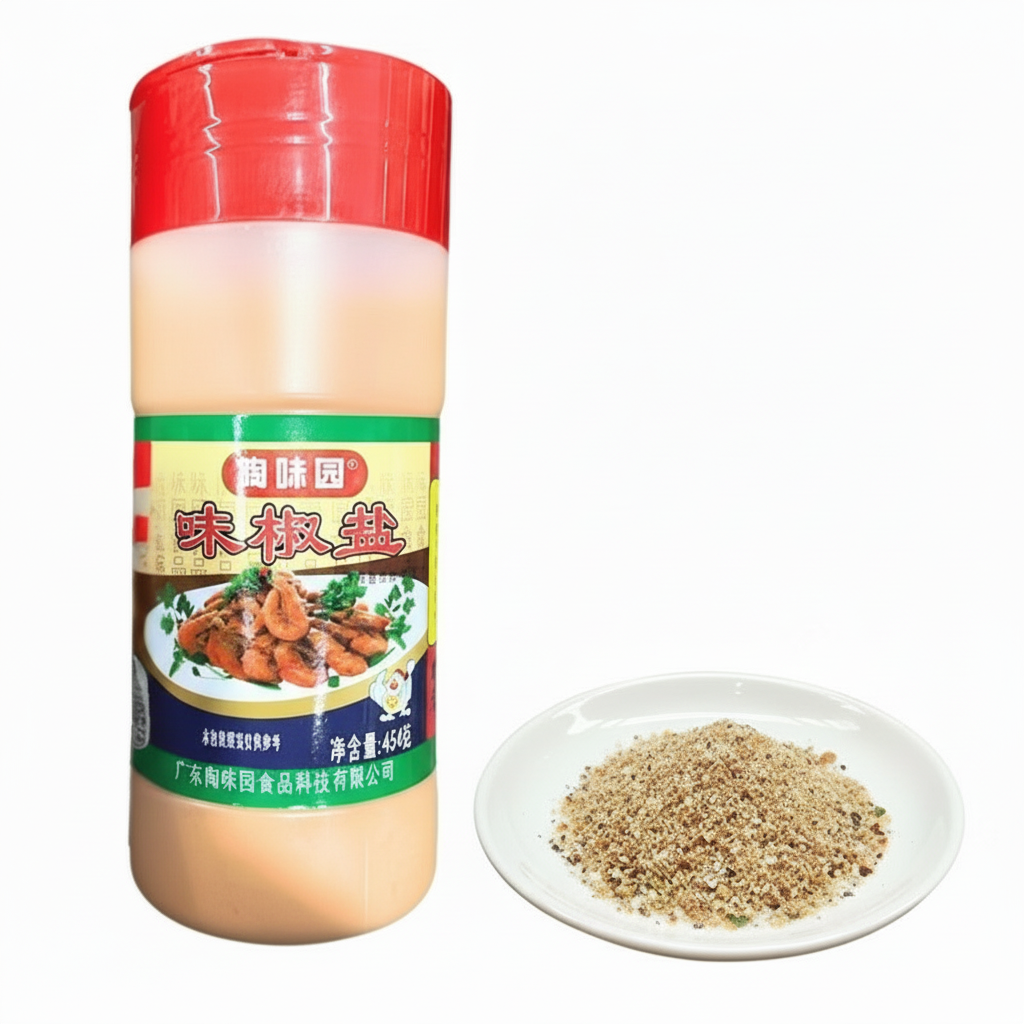 Tempero Chinês Sal e Pimenta em Pó Tao Wei Yuan 454g - 陶味园味椒盐