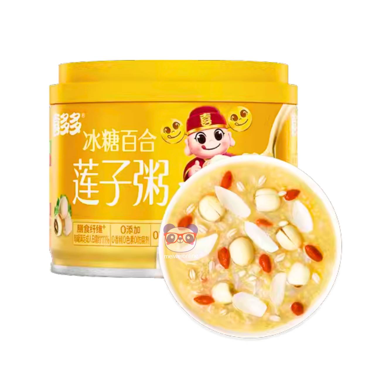 Mingau de lírio com semente de lótus - Xiduoduo 280g