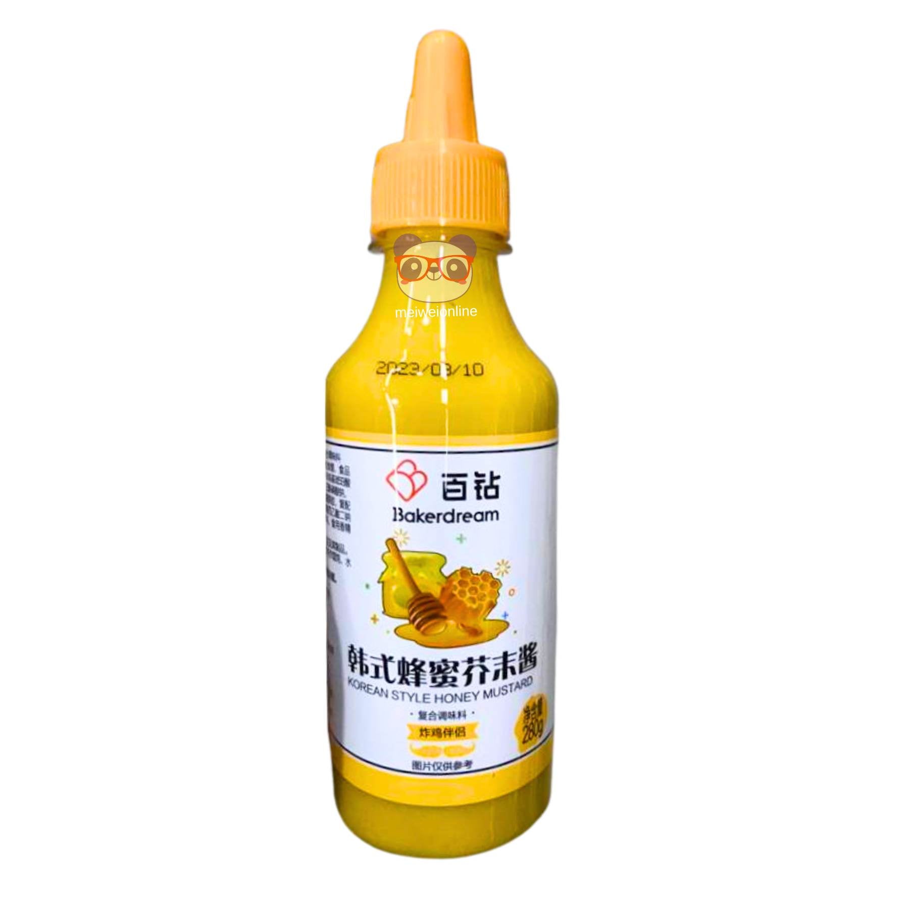 Molho de mostarda com mel coreano - Bakerdream 280g