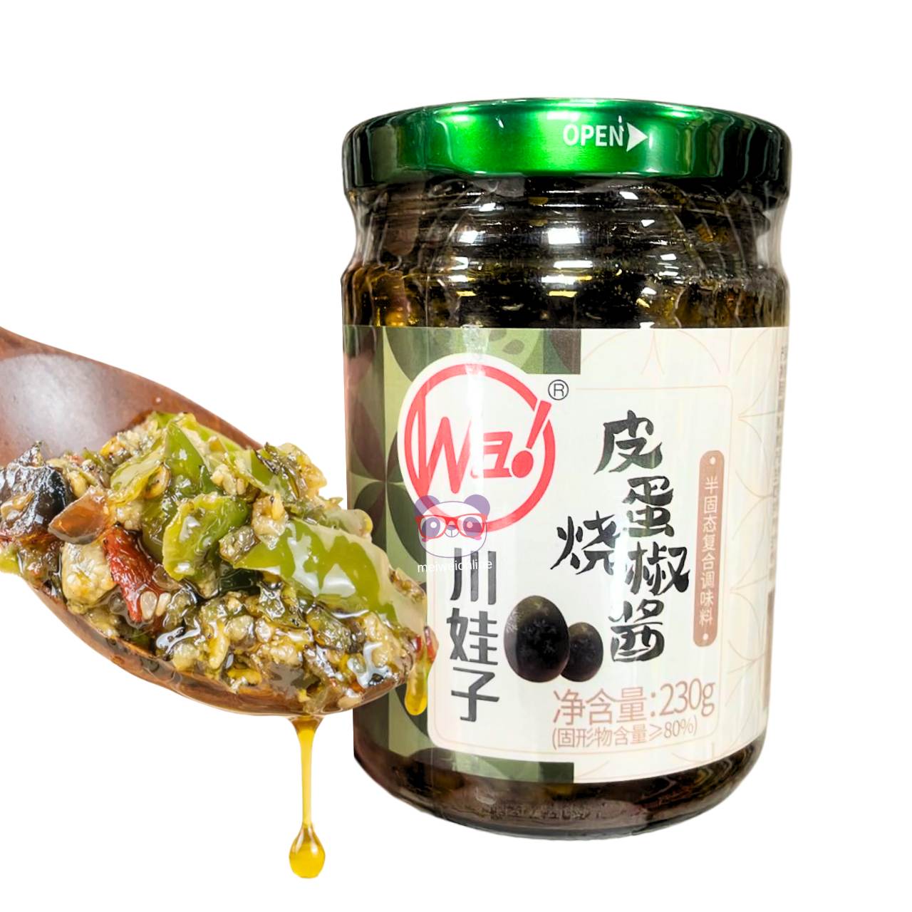 Molho de pimenta assada com ovo em conserva - ChuanWaZi 230g