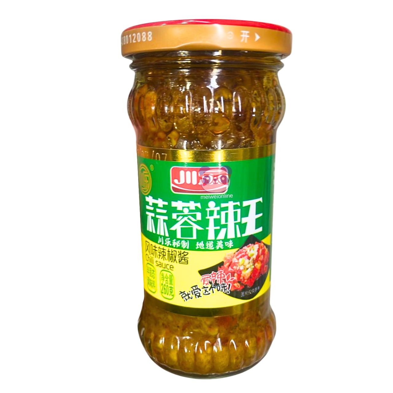 Molho de pimenta Hua Jiao de Sichuan e alho - Chuan Le Food 260g