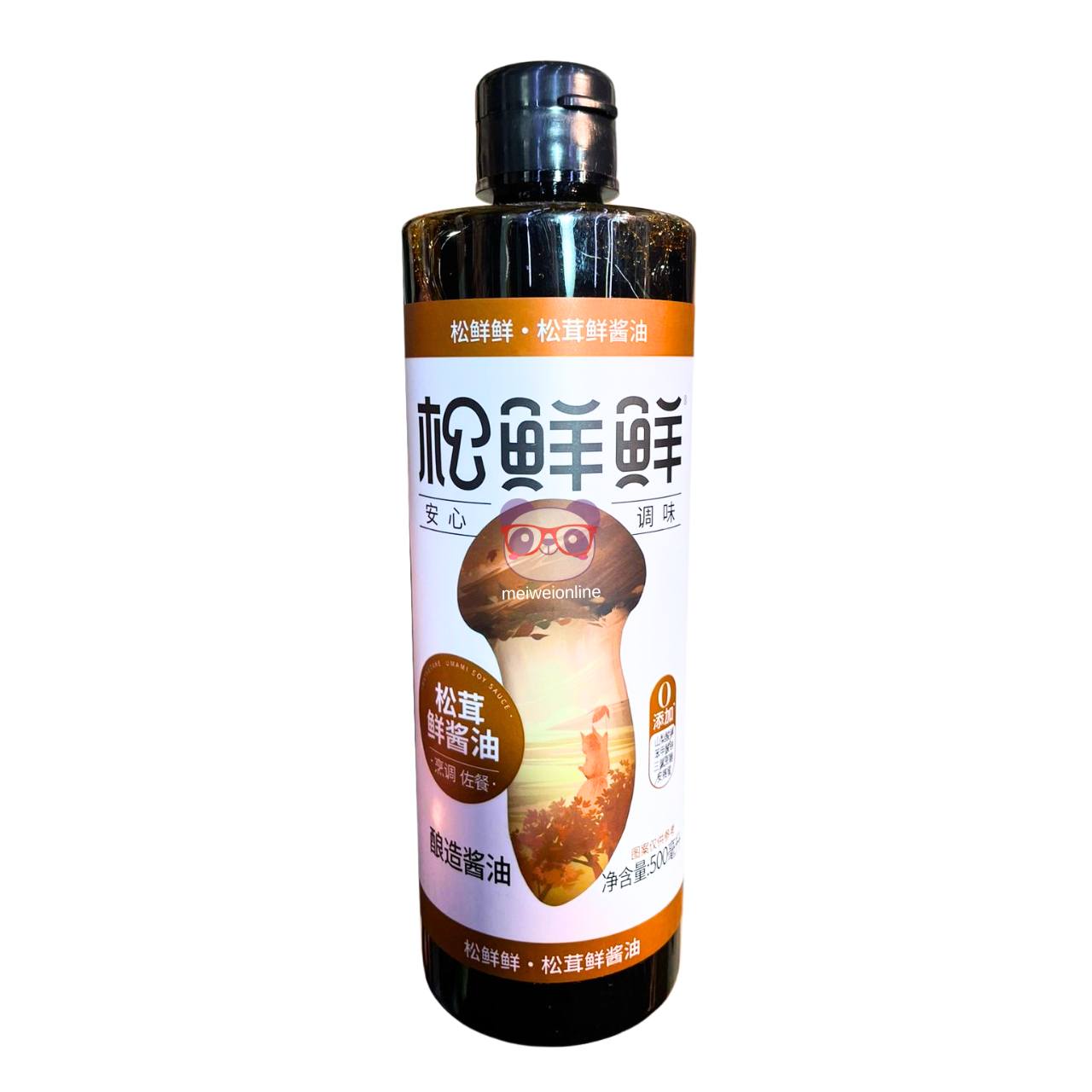 Molho de cogumelo Matsutake (Fungi) com soja - Songxianxian 500ml