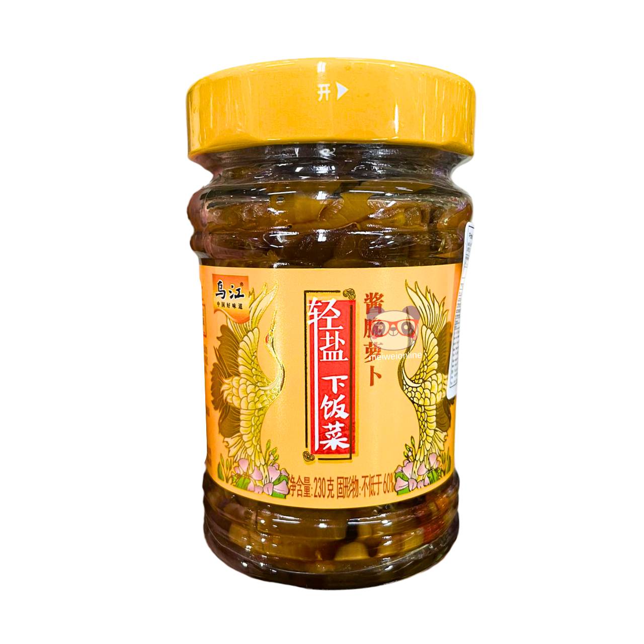 Mostarda crocante picante em conserva - Wujiang 230g