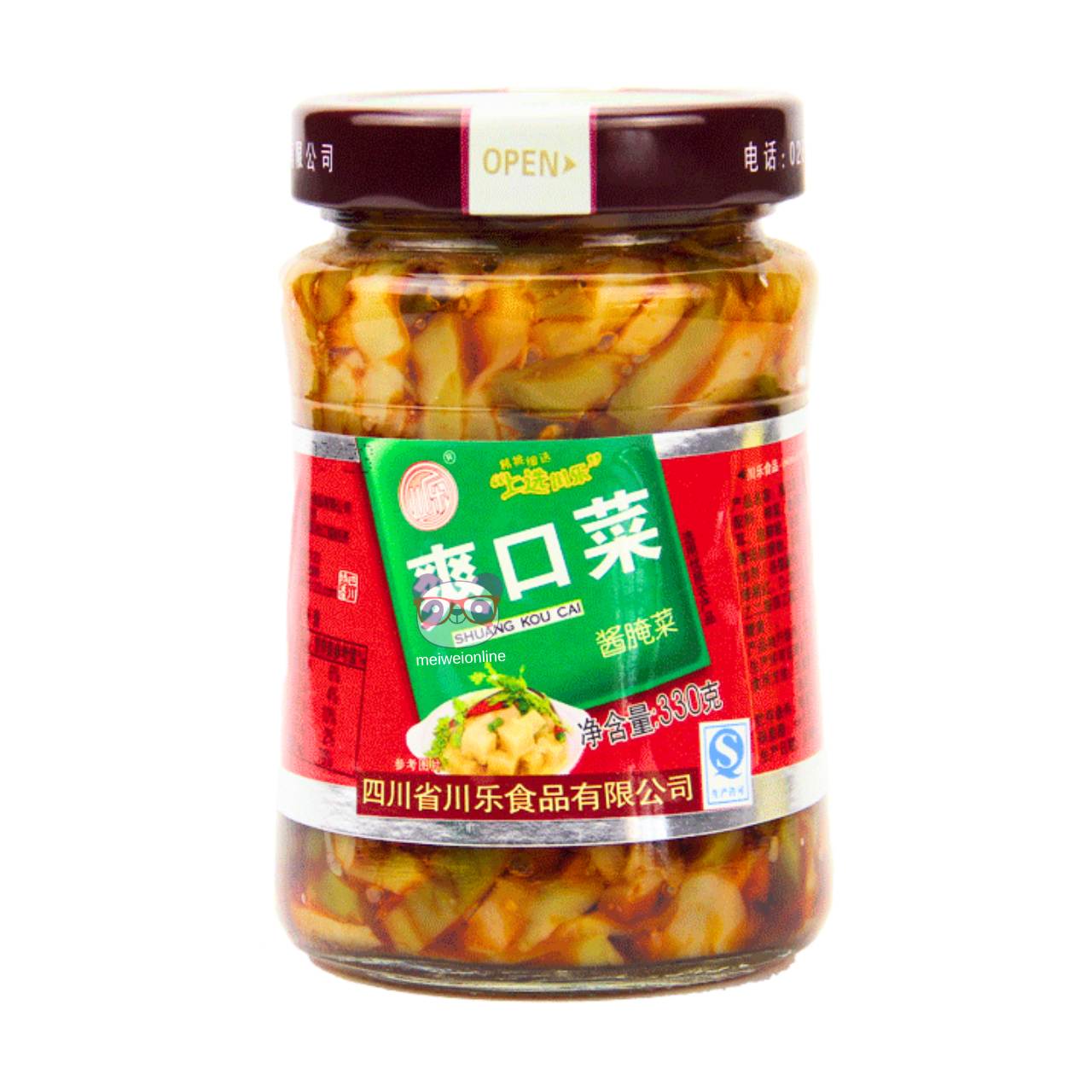 Mostarda em conserva (Shuang Kou Cai) - Chuan Le Food 330g