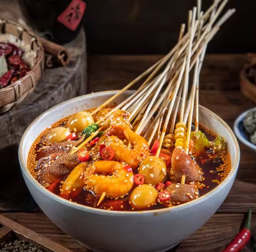 Tempero de frango (óleo vermelho picante) - Yuan Long 280g