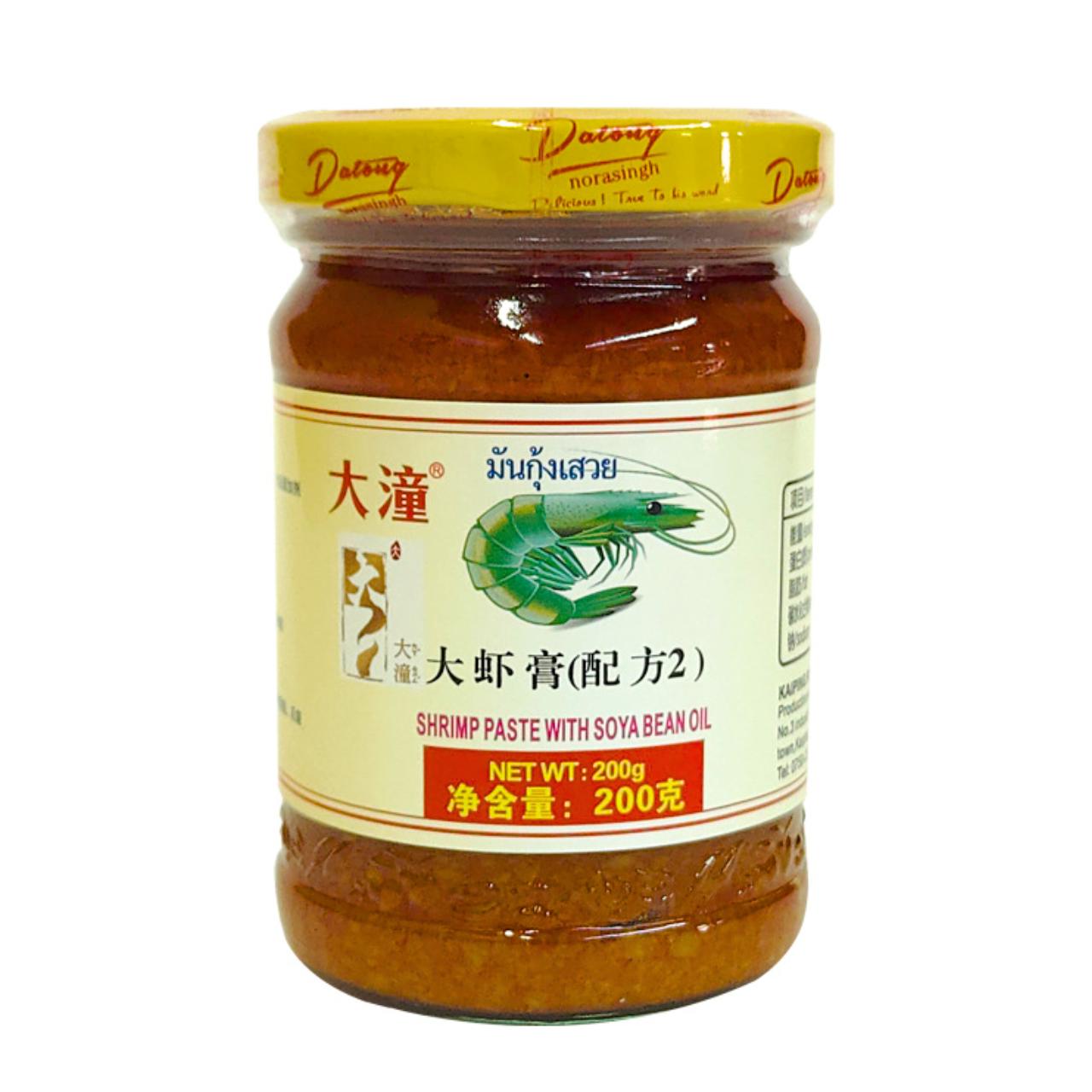 Pasta de camarão com óleo de soja - Datong 200g