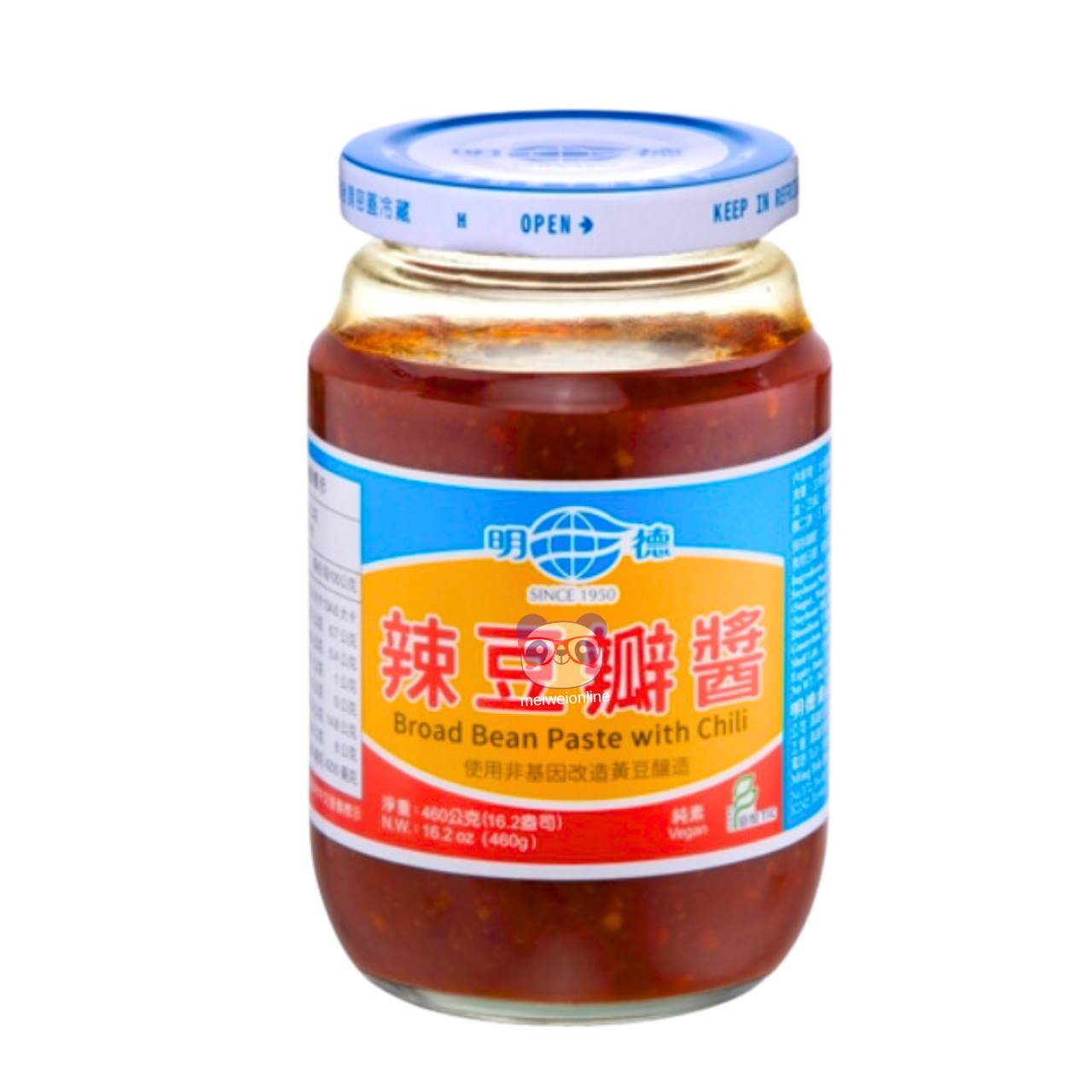 Pasta de fava fermentada apimentada - Ming Teh 460g
