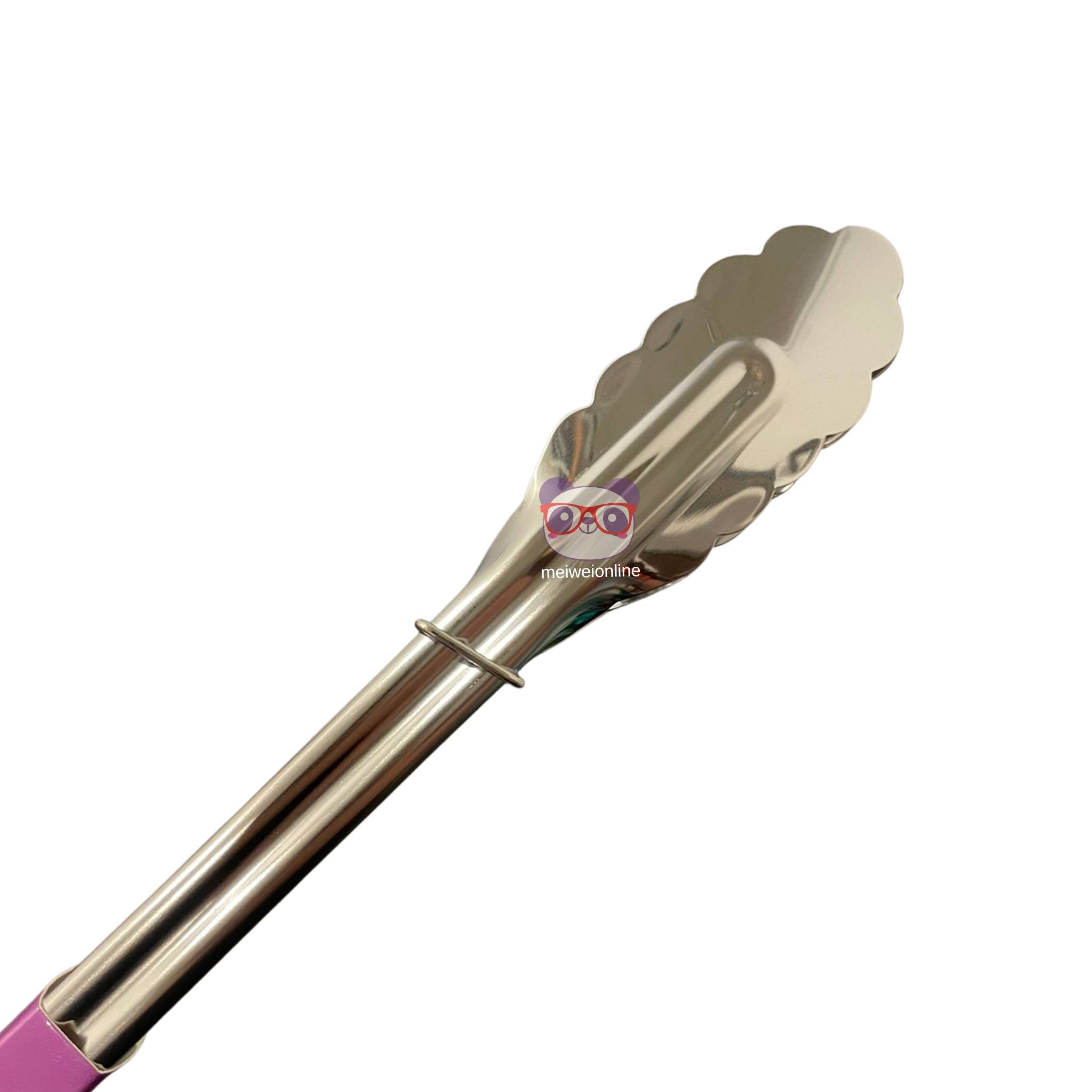 Pegador longo de aço inox para alimentos 40cm