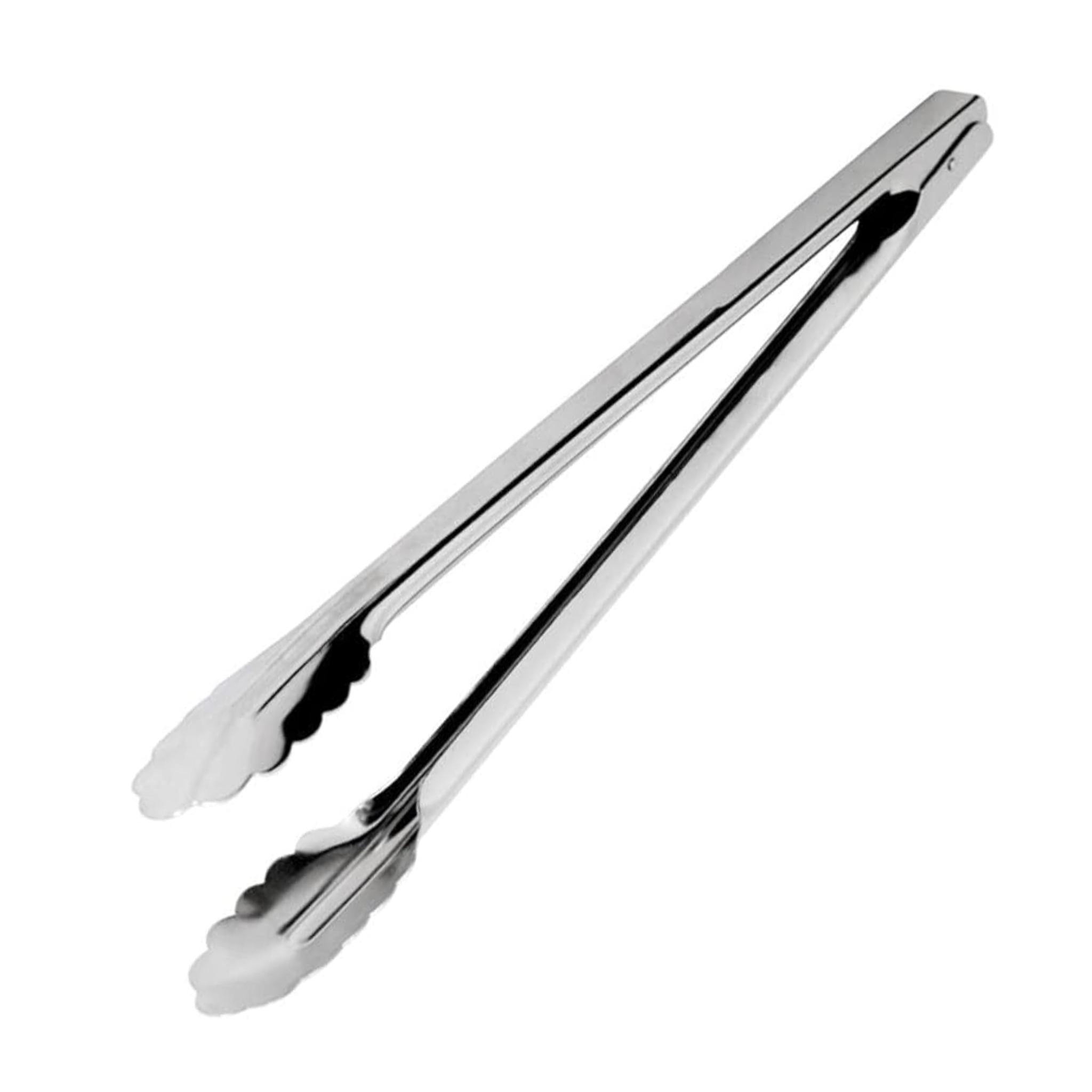 Pegador longo de aço inox para alimentos 40cm