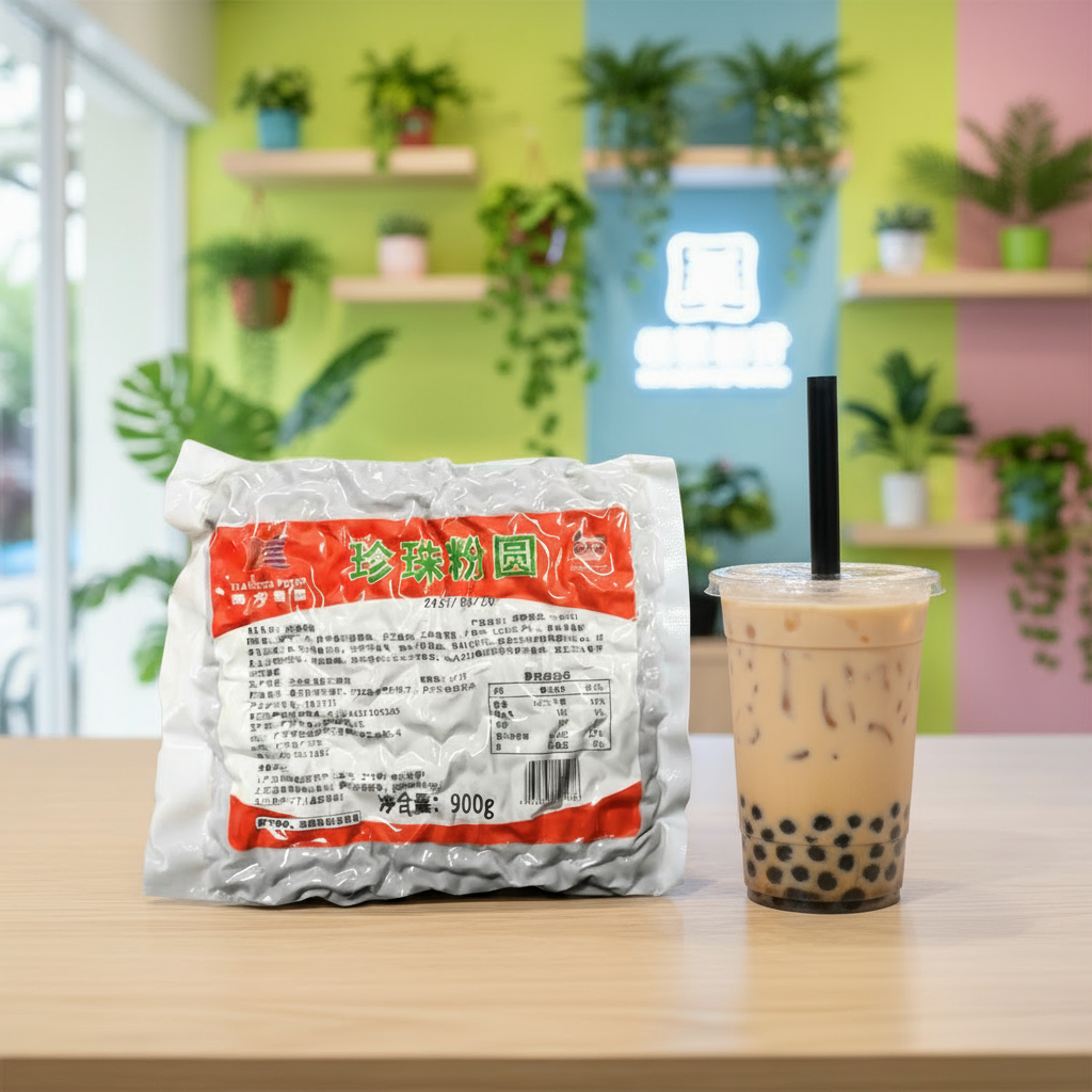 Bubble Tea Pérola de Tapioca 900g - 珍珠粉圆