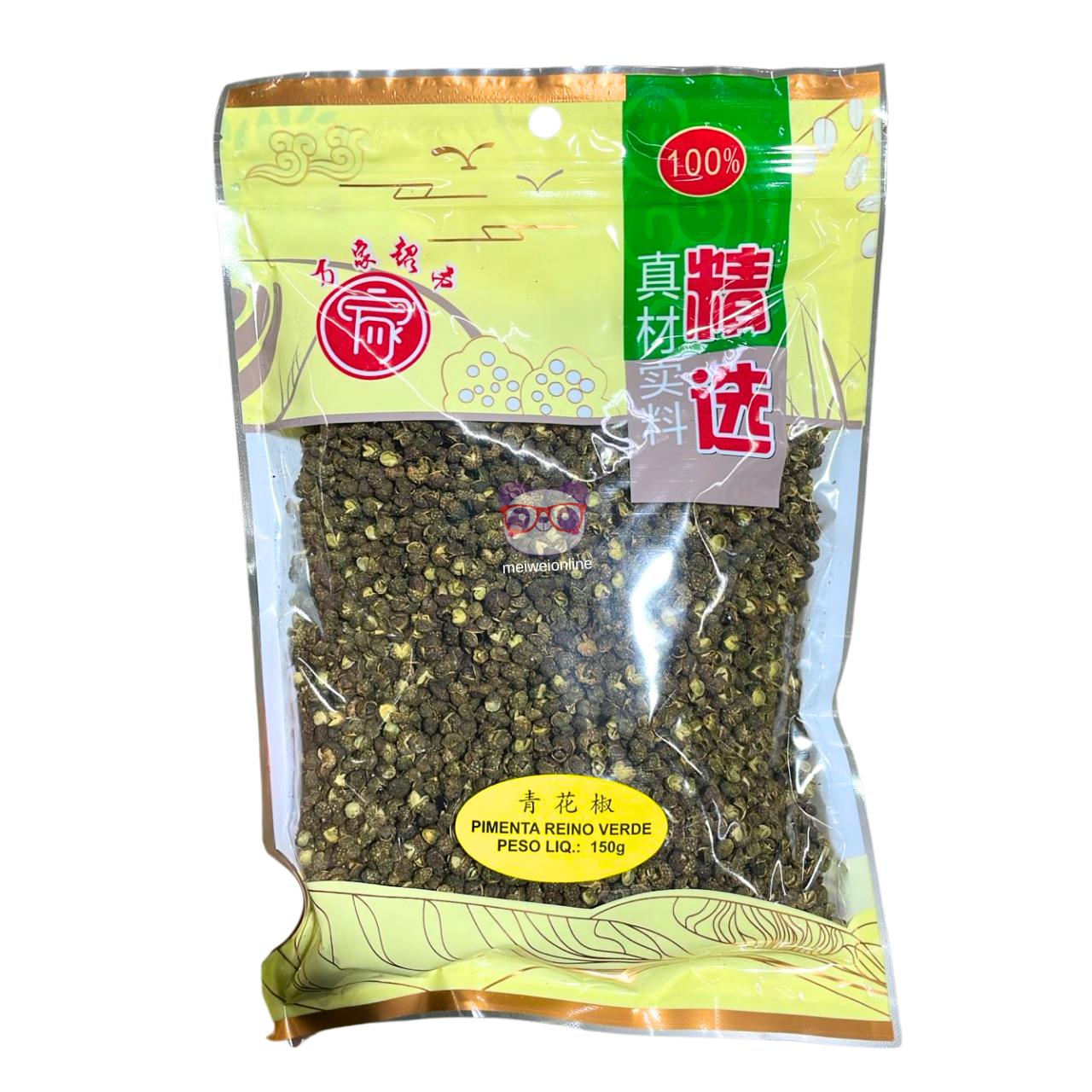 Pimenta verde bolinha Hua Jiao de Sichuan - Hong Duo Jiao Zhuang 150g
