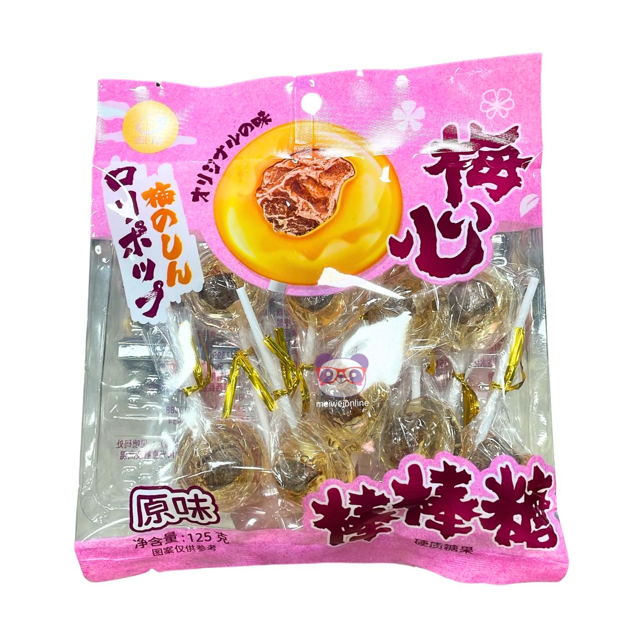 Pirulito de ameixa verde sabor original - JinJin 125g