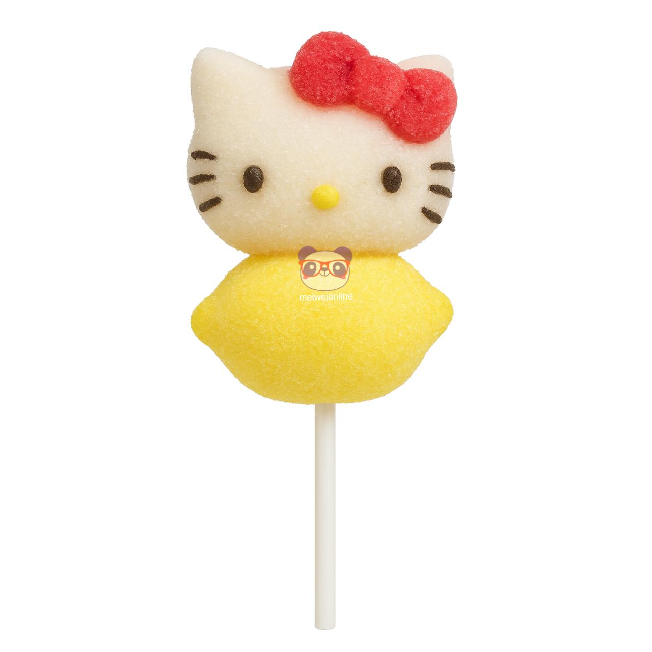 Pirulito de marshmallow Hello Kitty e limão - Sanrio 22g