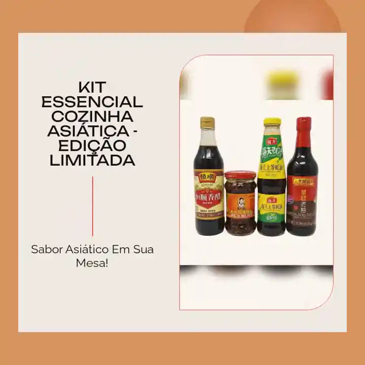 Kit Essencial Cozinha Asiática - Edição Limitada by@Outfy