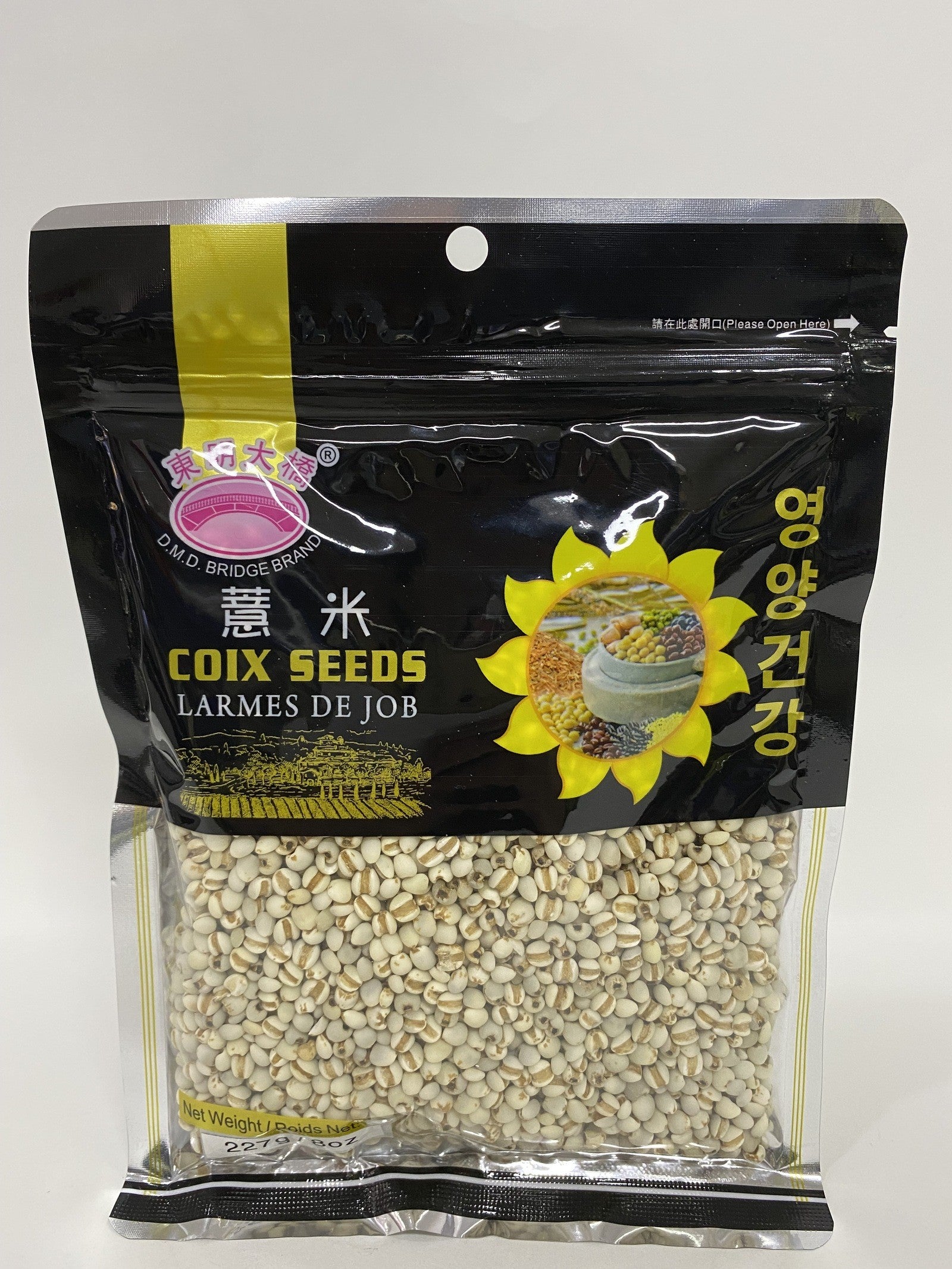 Sementes de Coix(薏米)- D.M.D. Bridge Brand 227g
