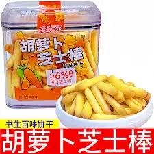 Palitos de Cenoura com Queijo(胡萝卜芝士棒)- Shusheng Baiwei 200g