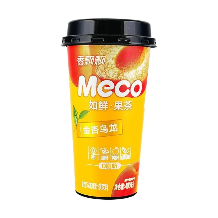 Chá de Frutas Meco(香飘飘蜜谷果茶)- Sabor Damasco Oolong 400ml