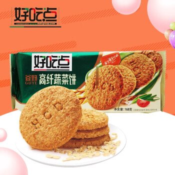 Biscoito de Fibra e Vegetais(达利园高纤蔬菜饼)- Daliyuan 168g