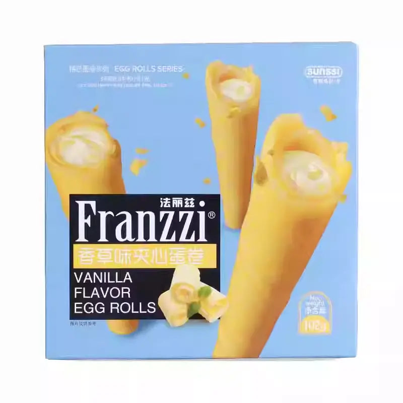 Egg Rolls de Baunilha(法丽兹夹心卷)- Franzzi 102g