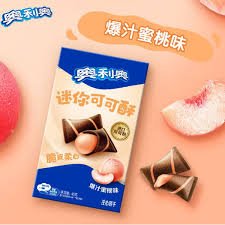 Biscoito Oreo Mini Wafer Sabor Pêssego(奥利奥迷你可可酥爆汁蜜桃味)- Oreo 40g