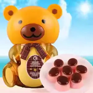 Gelatina de Urso(熊果冻)- KK Sabor Ovo e Leite 680g