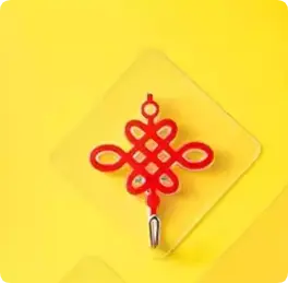 Gancho Adesivo Nó Chinês(中国结挂钩)- 4 Unidades