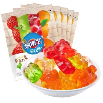 Bala de Goma Sabor Frutas Variadas(徐福记熊博士橡皮糖)- Xu Fu Ji 60g
