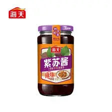 Molho de Manjericão Roxo Picante(紫苏酱)- Haitian 340g