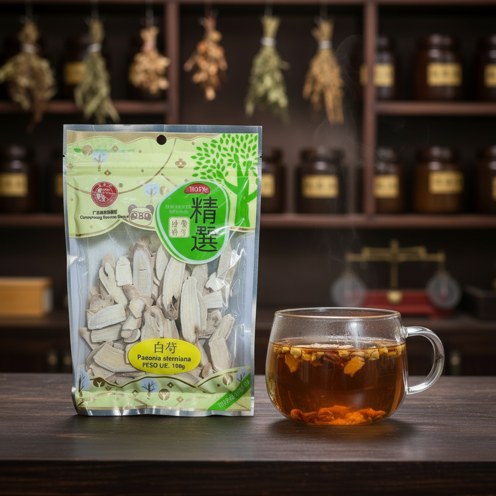 Raiz de Paeonia sterniana 100g - 白芍根 100克 - 高质量 | 中药材
