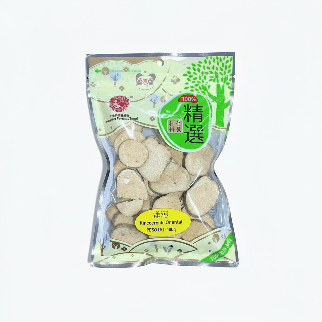 Fatias de rizoma seco 100g - 泽泻 zé xiè