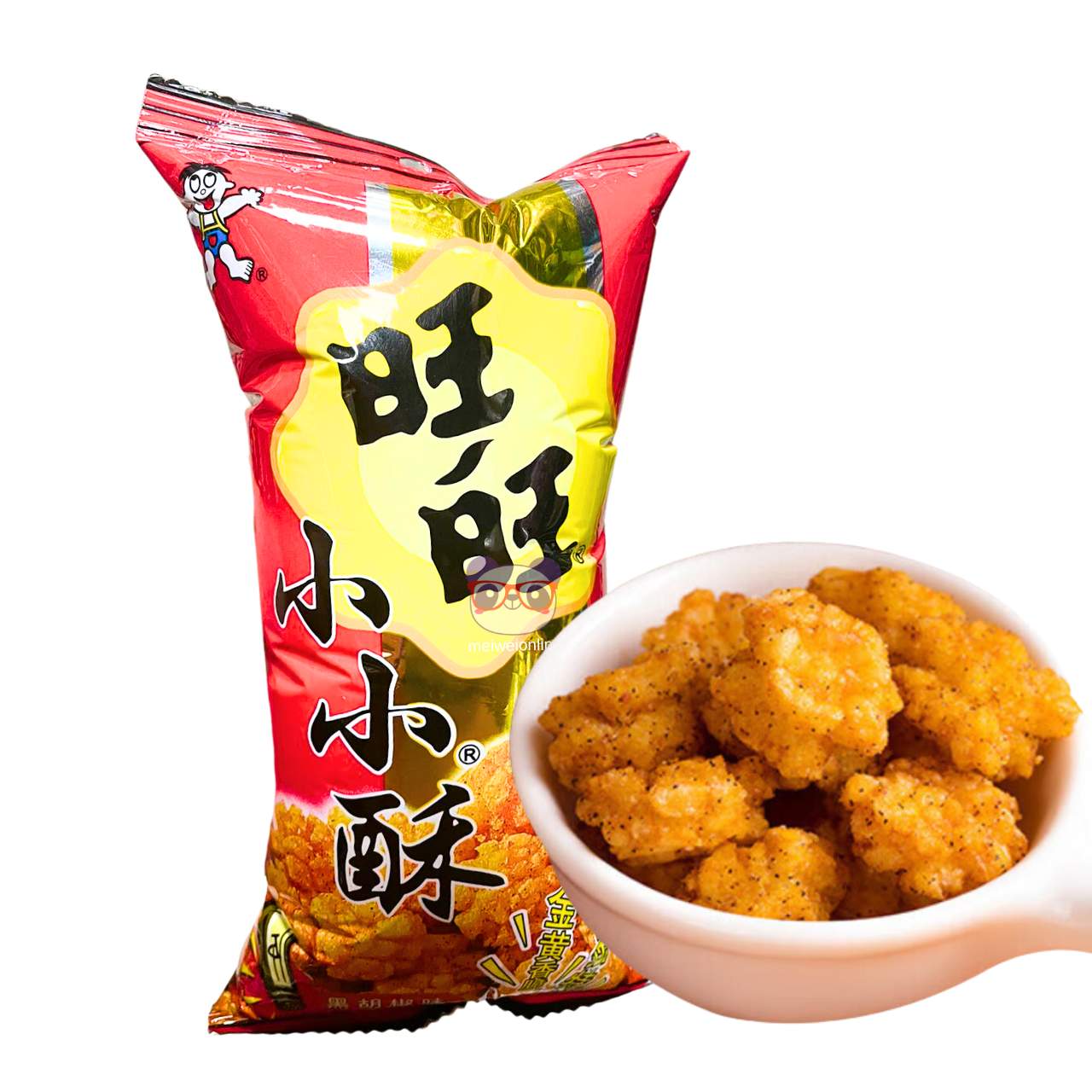 Biscoito de arroz com pimenta preta - Want Want 60g