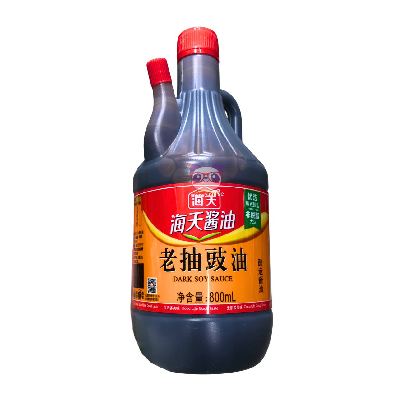 Molho de Soja Escuro Haday 800ml | 海天老抽 Para Frango Xadrez e Lámen