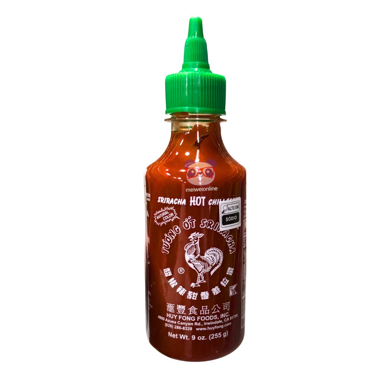 Molho de pimenta Sriracha - Huy Fong Foods 255g