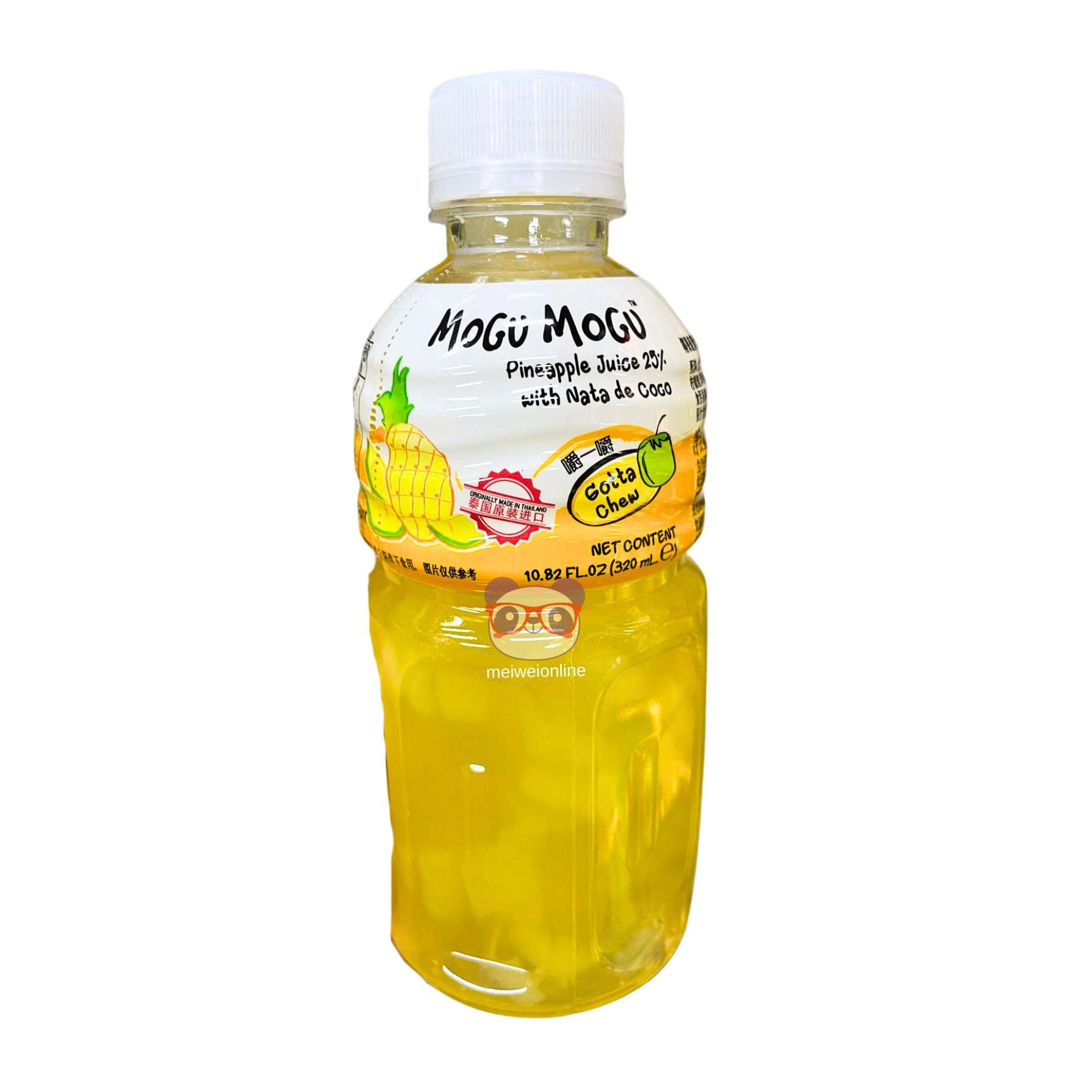 Suco de abacaxi com nata de coco - Mogu Mogu 320ml