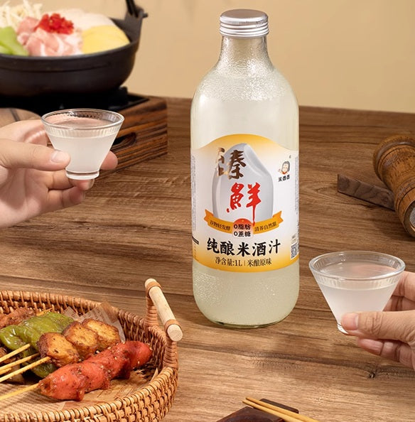 Vinho de arroz glutinoso doce - Mi Po Po 1L