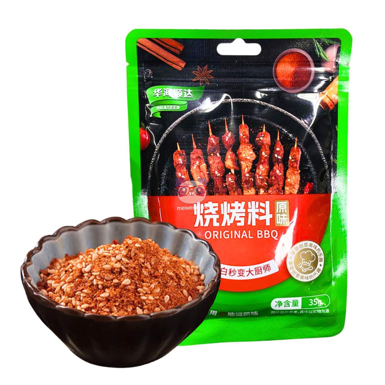 Tempero barbecue em pó - Huaseed 35g