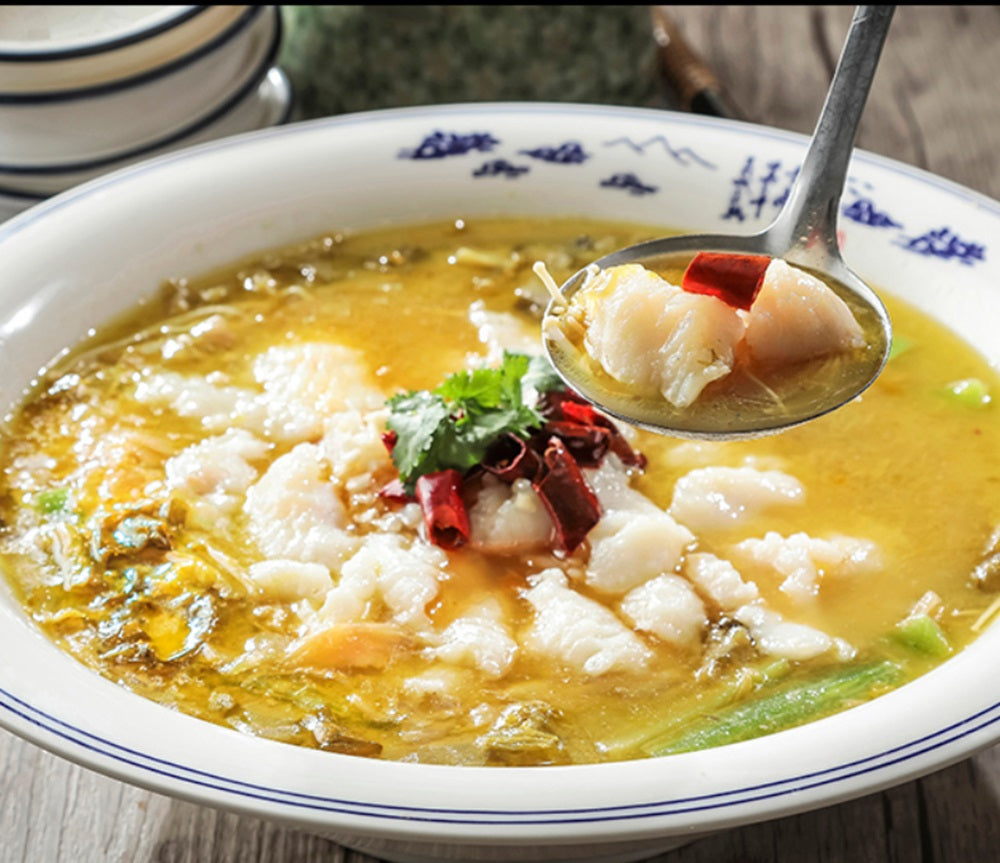 Tempero de sopa dourada para peixe com mostarda azeda - XinHao 408g