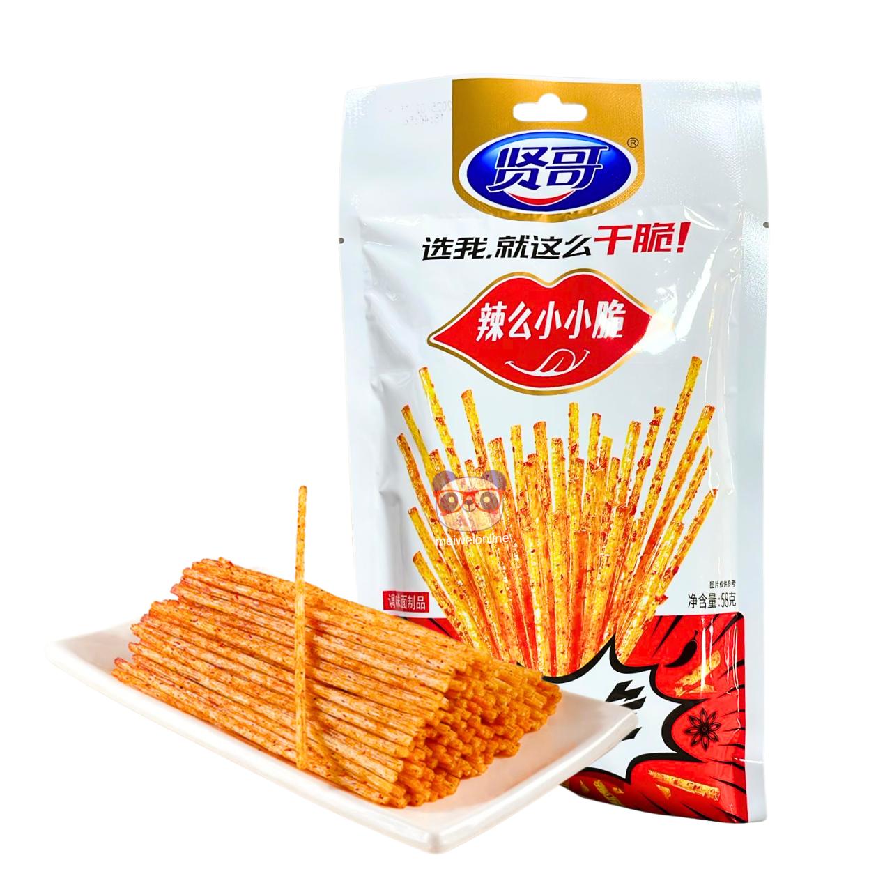 Palitos de glúten crocantes e picantes - XianGe 58g